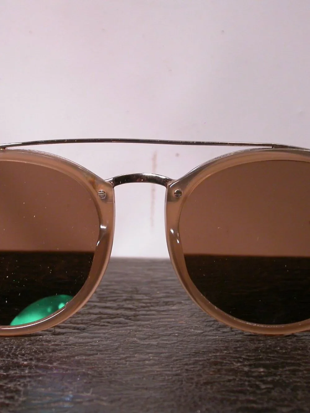 Etnia Barcelona Ferlandia Beige Clear Gold Sunglasses Frame ONLY Spain